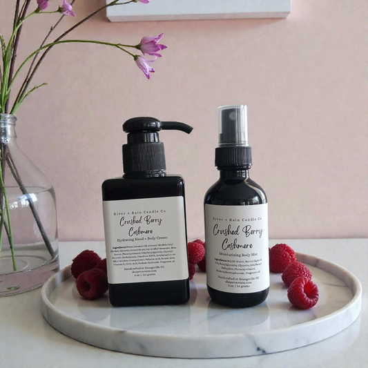Crushed Berry Cashmere Hydrating Hand + Body Cream / Moisturizing Body Mist