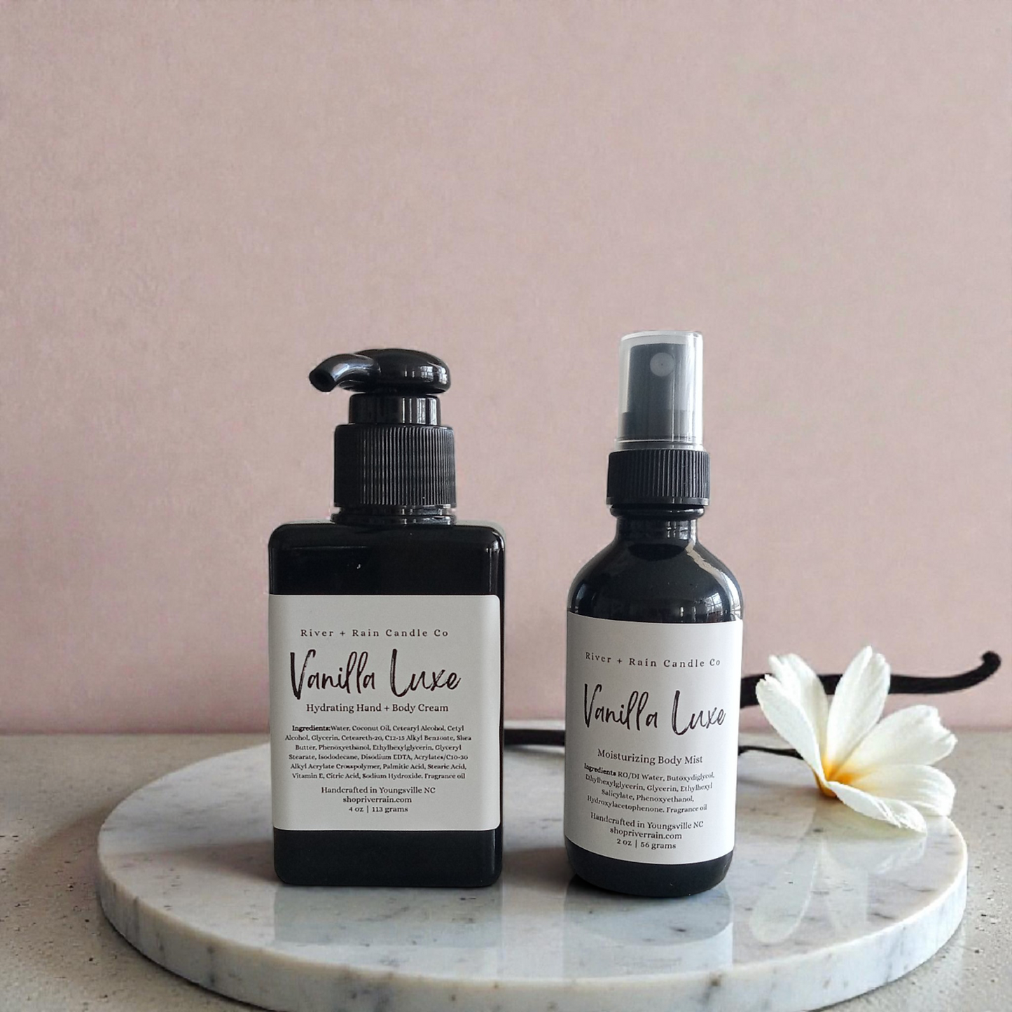 Vanilla Luxe Hydrating Hand+ Body Cream / Moisturizing Body Mist Bundle